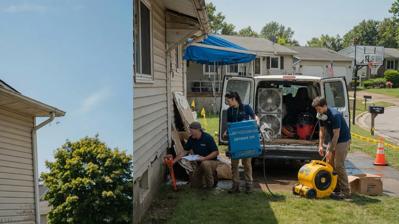 Ceiling Leak Cleanup in La Crosse, WI near me